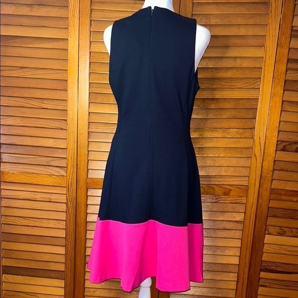 Gorgeous Eliza J. Deep Navy and Hot Pink Dress Size 4 - Picture 6 of 10